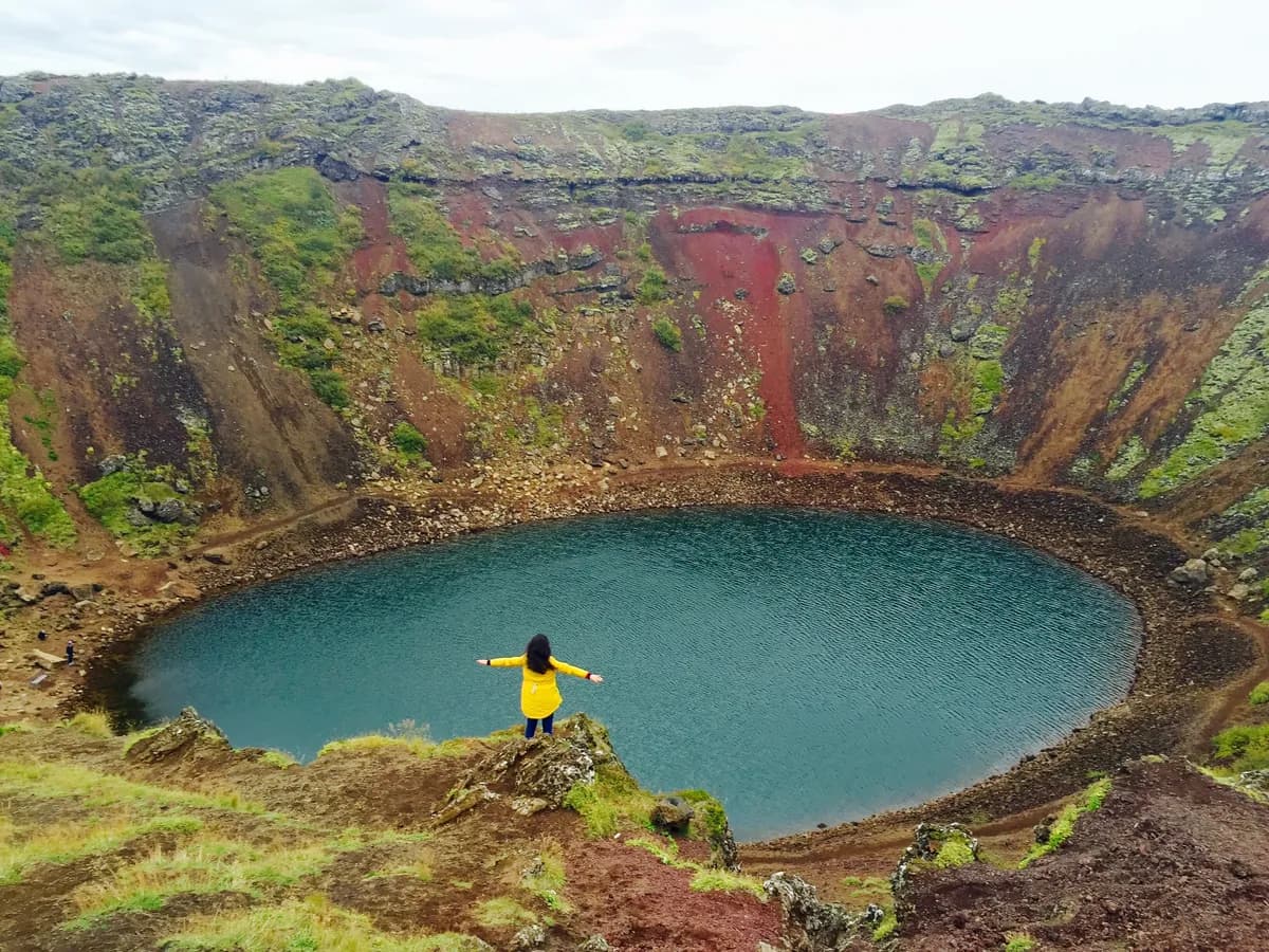 Kerið volcanic crater