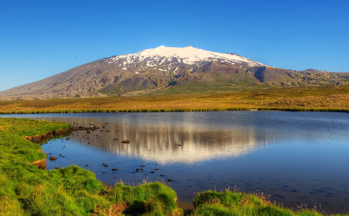 Snæfellsjökull glacier