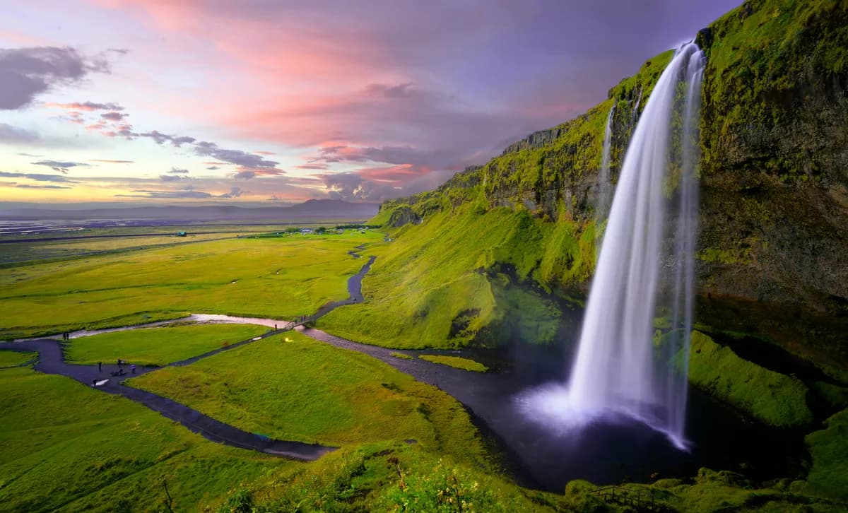 Waterfall on the South Coast